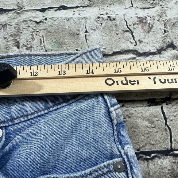 Madewell Jeans Womens 27 Blue The Perfect Vintage Crop Distressed Pants - Picture 13 of 16